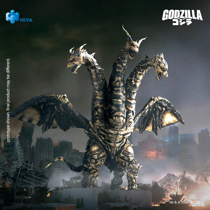 Keizer Ghidorah EXQUISITE BASIC da Godzilla: Final Wars di Hiya Toys