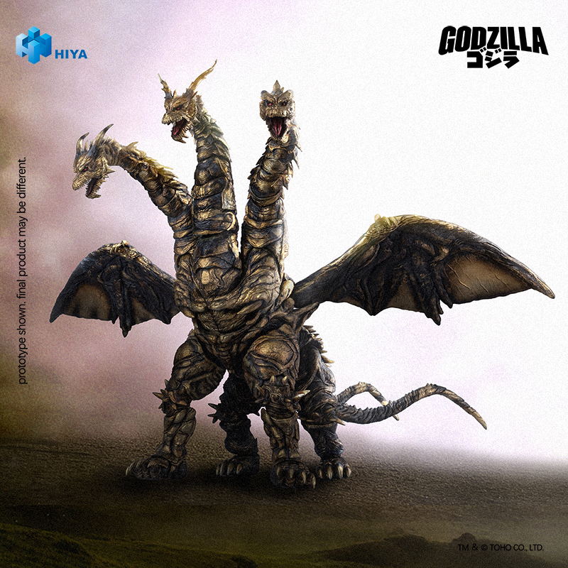 Keizer Ghidorah EXQUISITE BASIC da Godzilla: Final Wars di Hiya Toys