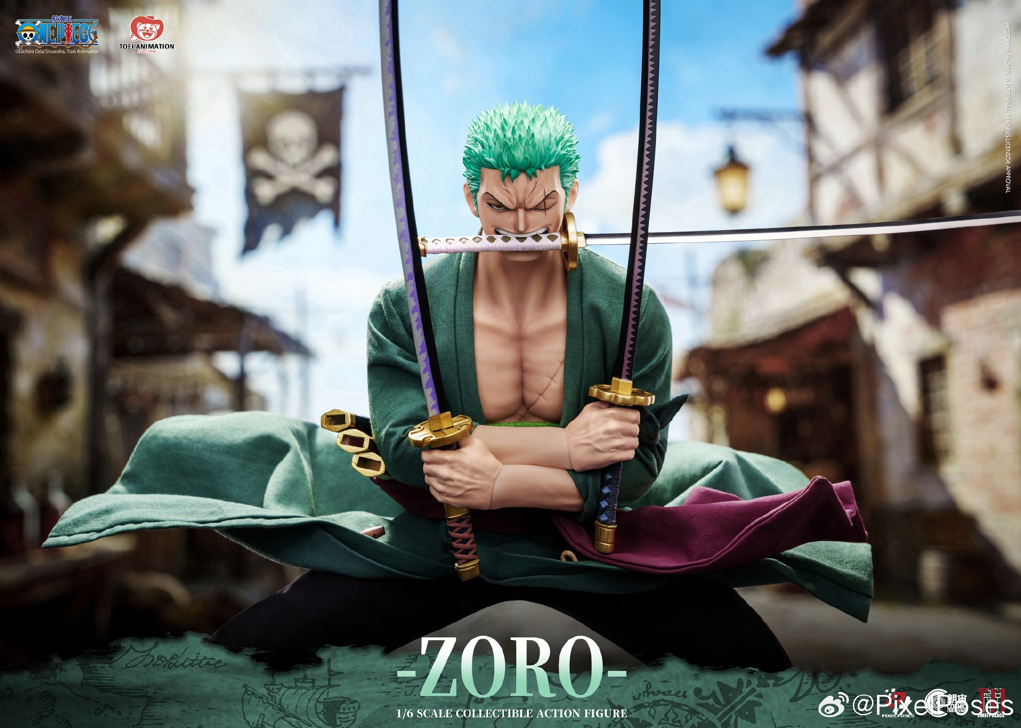 Roronoa Zoro Platinum Silicone Action Figure
