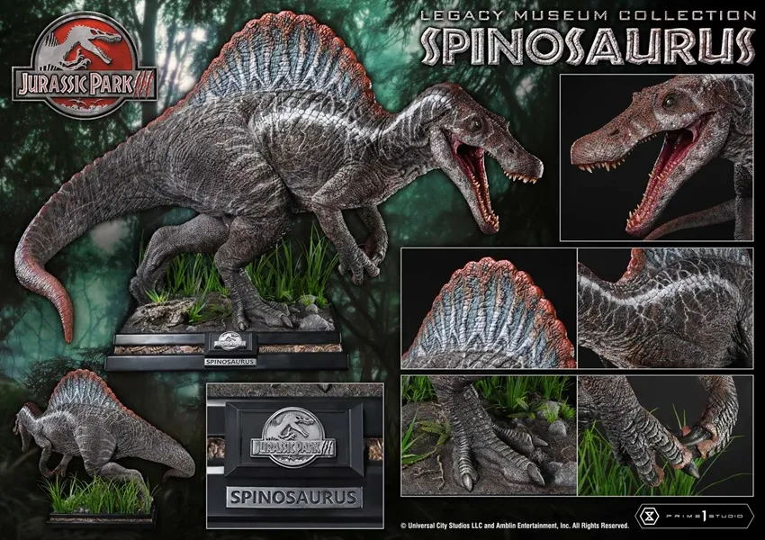 111-a006-5V8sBJqi Spinosaurus Legacy Museum Collection da Jurassic Park III di Prime 1 Studio
